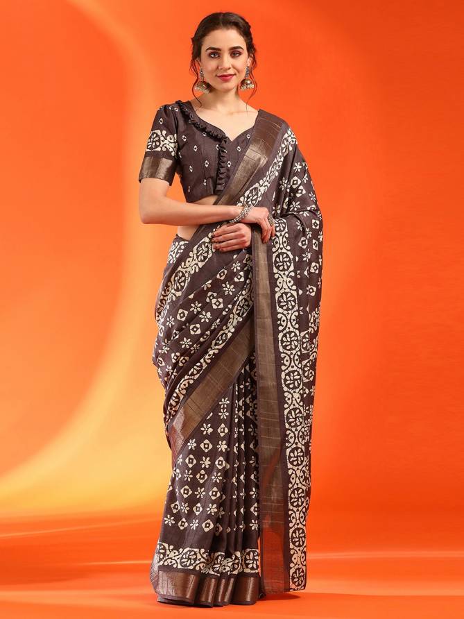 Holland Silk 69 By Apple Silk Blend Printed Designer Sarees Wholesale Market In Surat
